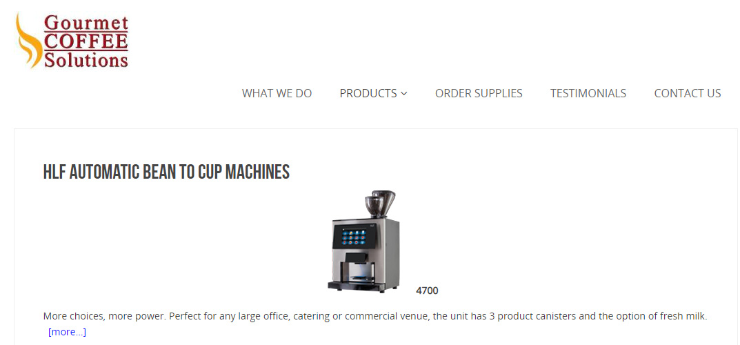 Gourmet Coffee Solutions GCS Brands